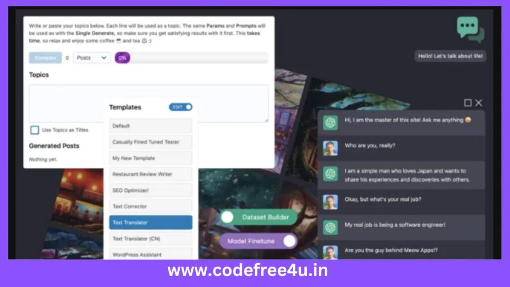 AI Engine Pro - ChatGPT Chatbot, GPT Content Generator, Custom Playground & Features