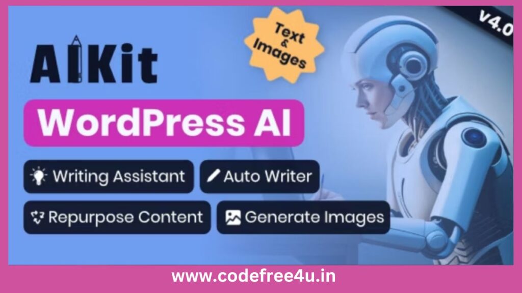AIKit - WordPress AI Automatic Writer, Chatbot, Writing Assistant & Content Repurposer, OpenAI GPT
