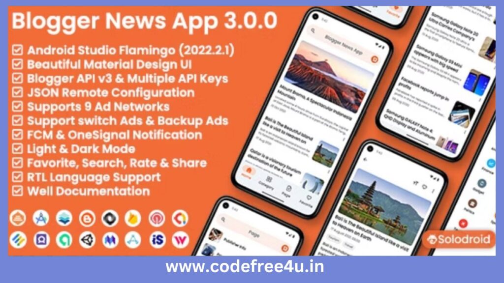 Blogger News App - Blogger API v3