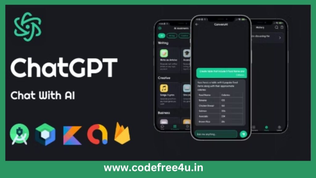 ConversAI ChatGPT AI Native Android Chat App