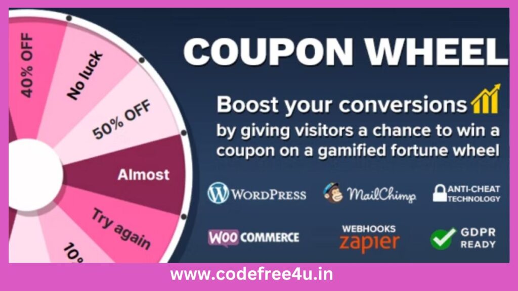 Coupon Wheel For WooCommerce and WordPress
