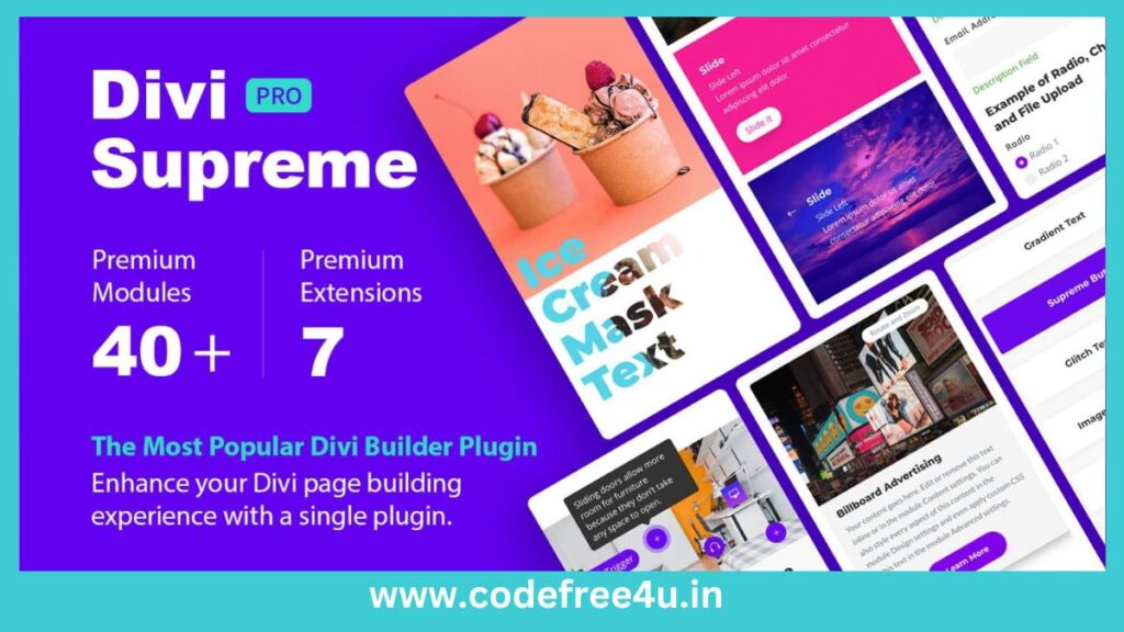 Divi Supreme Pro