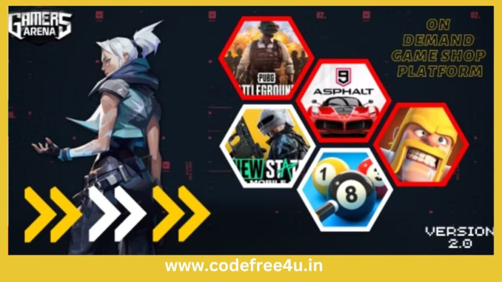 Gamers Arena - Digital Online Game Store, Game Top Up , Voucher & Gamer ID Selling Tools