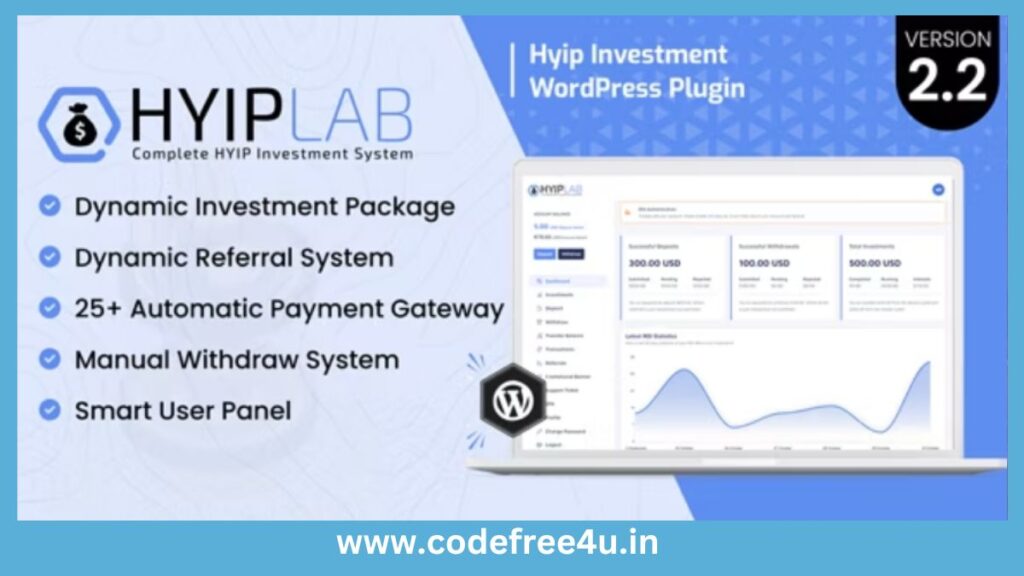 HYIPLab - HYIP Investment WordPress Plugin