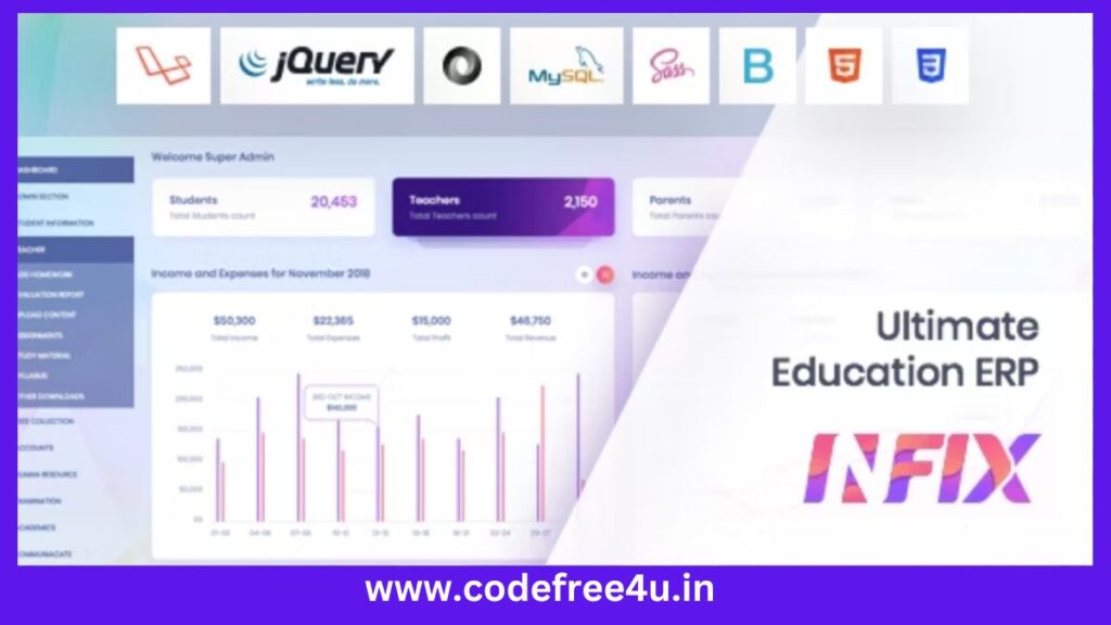 InfixEdu School - School Management System Software