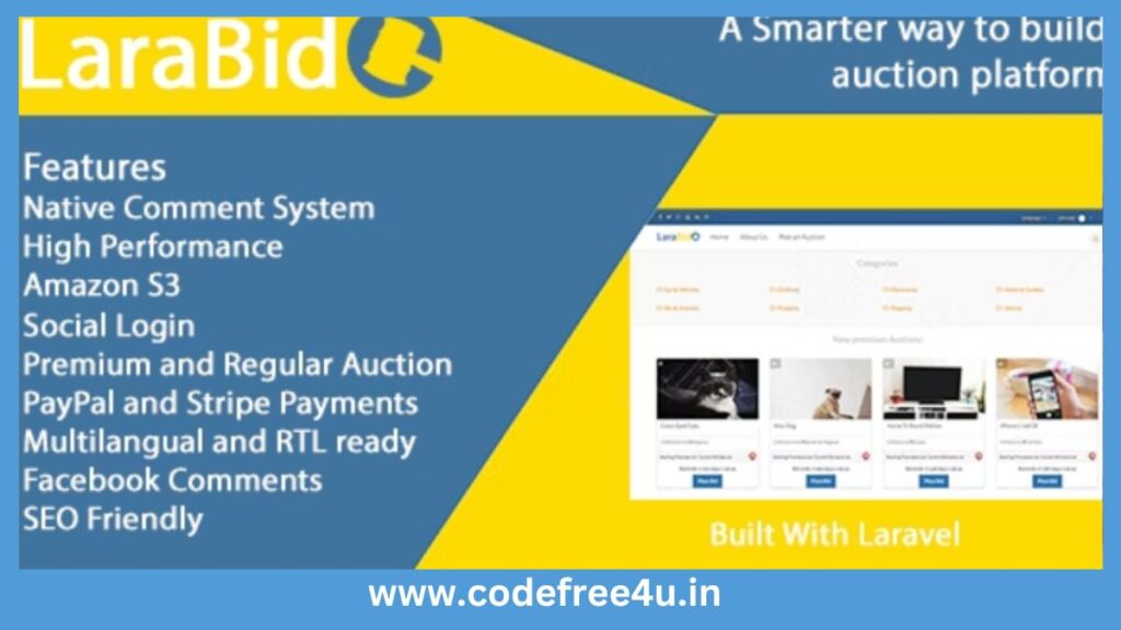 LaraBid - A Laravel PHP Auction Platform