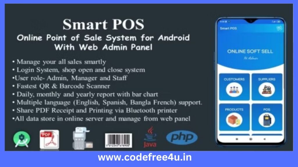 Smart POS-Online Point of Sale System for Android with Web Admin Panel