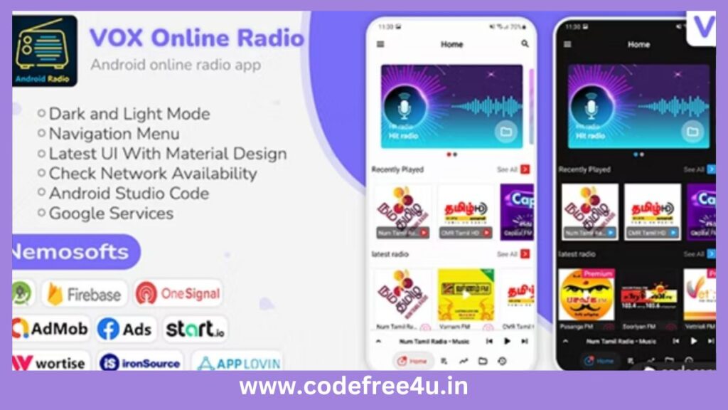 VOX Android Online Radio - 23 July 2023