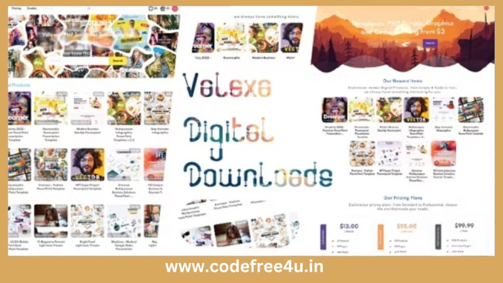 Valexa PHP Script For Selling Digital Products And Digital Downloads