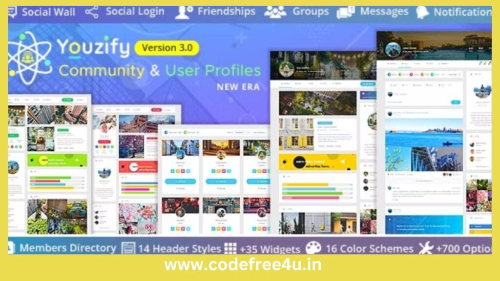 Youzify (formerly Youzer) - BuddyPress Community & WordPress User Profile Plugin