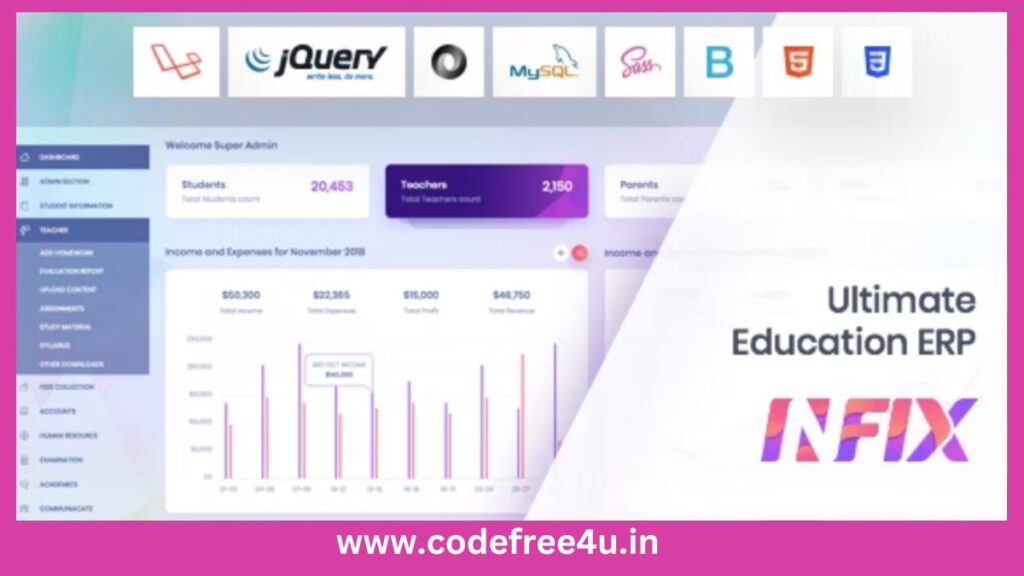InfixEdu School - School Management System Software