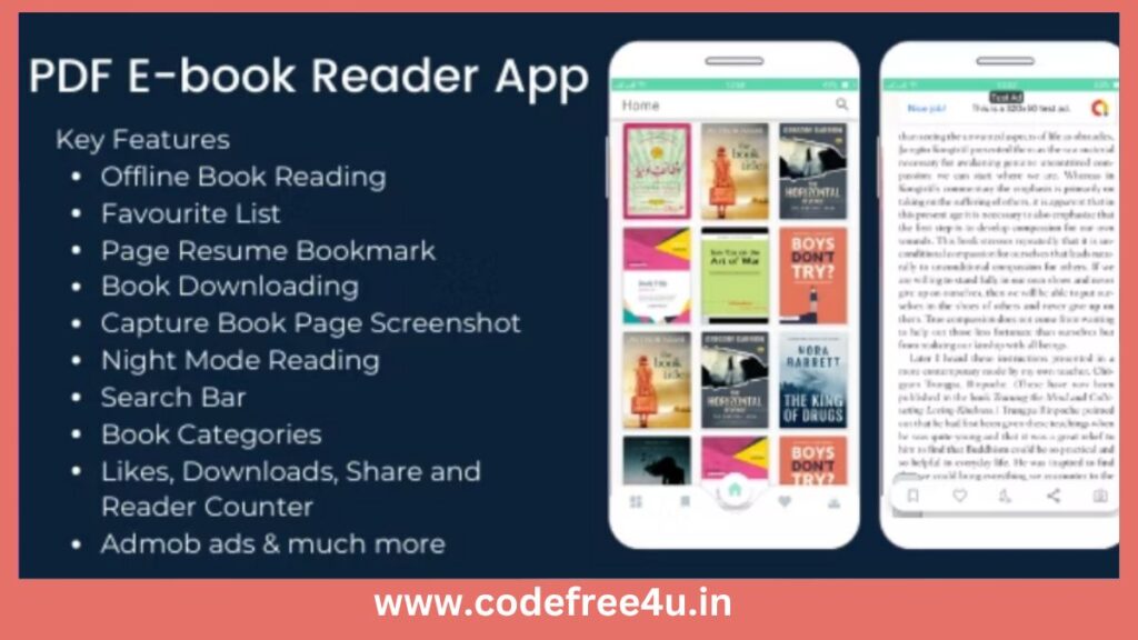 PDF Ebook Reader App + Admin App