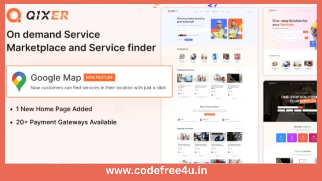 Qixer - Multi-Vendor On demand Service Marketplace and Service Finder
