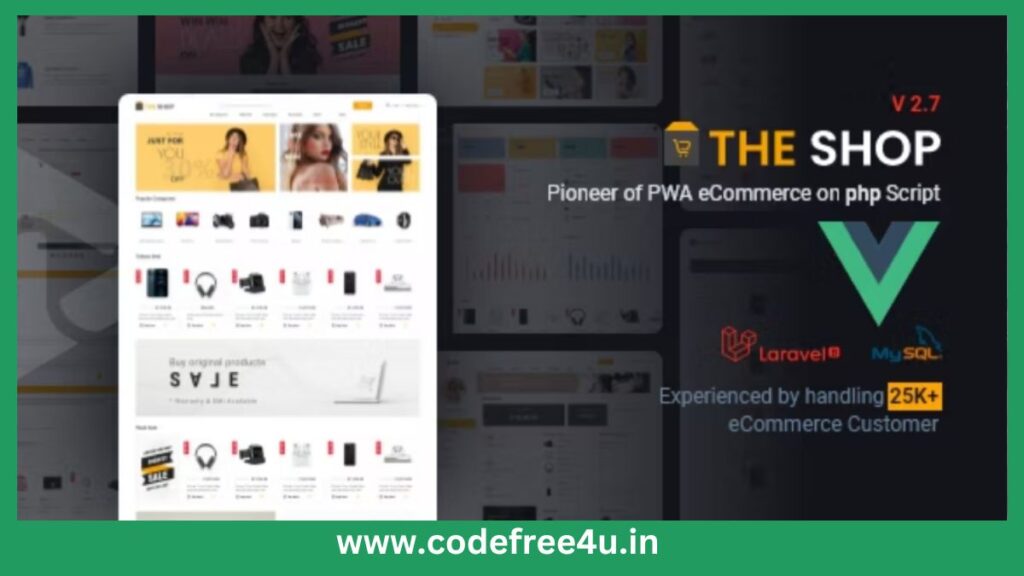 The Shop - PWA eCommerce cms