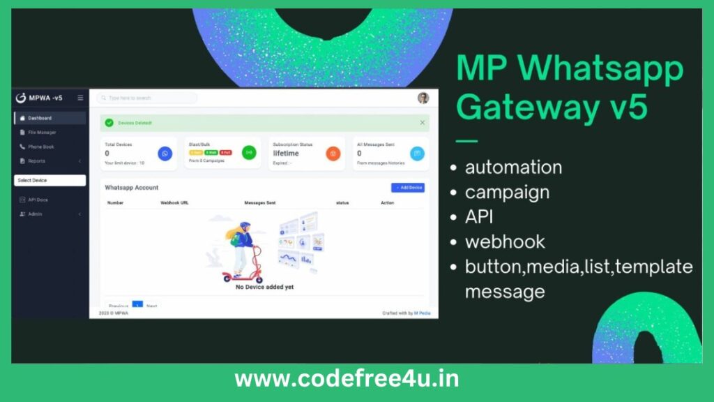 Wa Gateway - Multi device BETA, MPWA MD - nulled