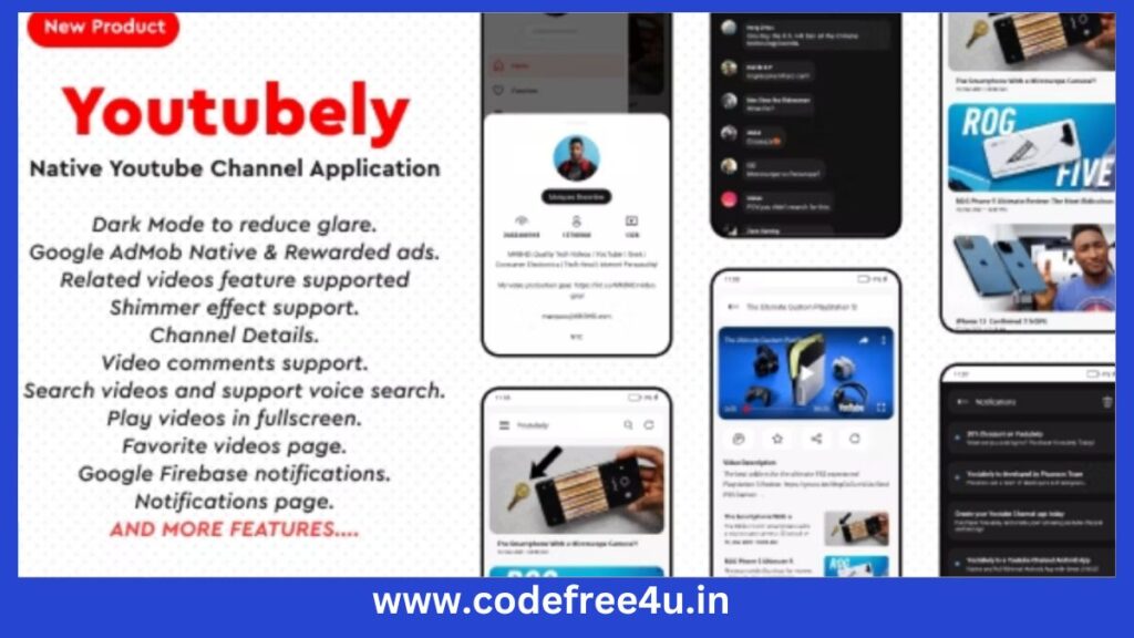 Youtubely - Native Youtube Channel Android App